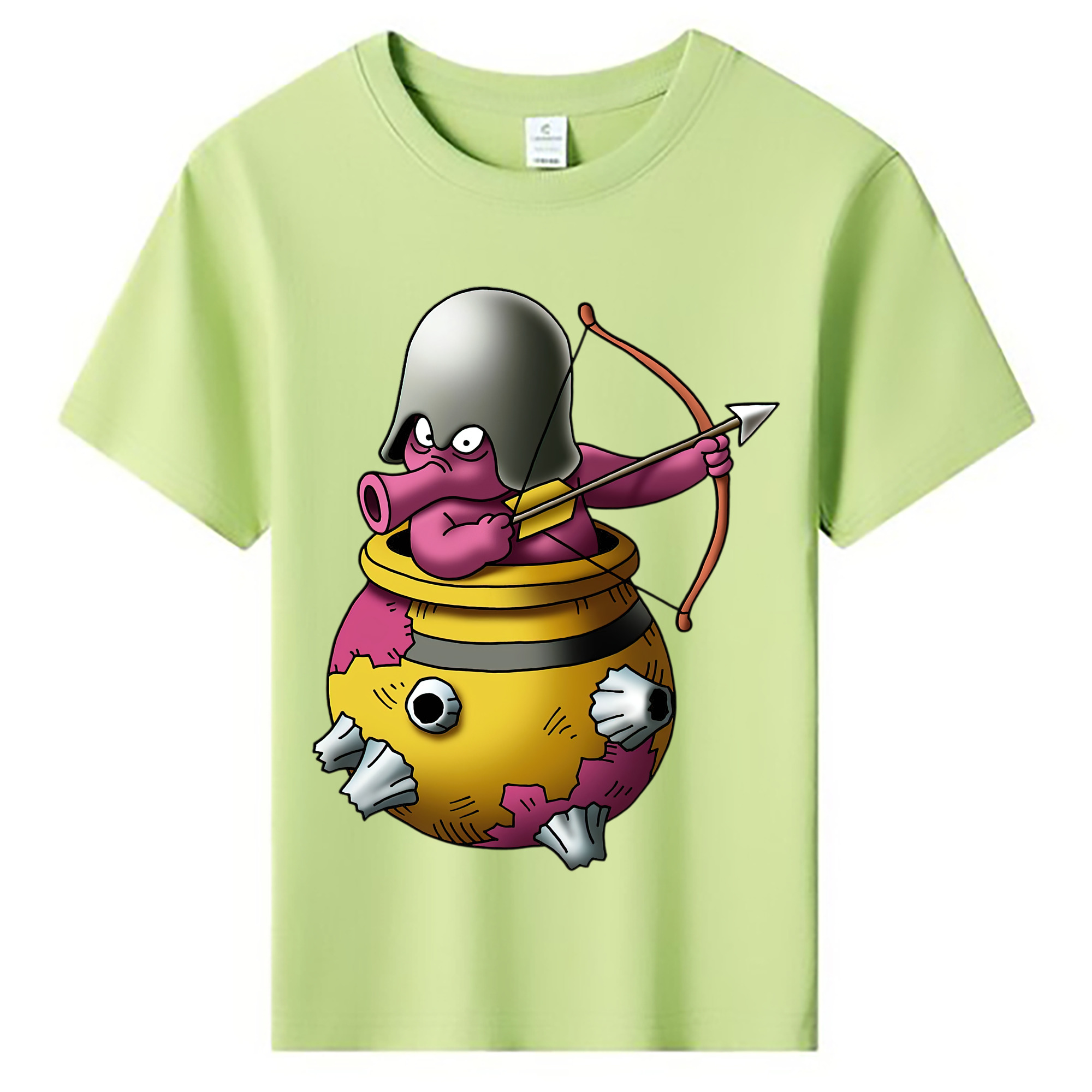 （画像用） ドラゴンクエスト Doragon Kuesuto Dragon Quest 綿100％キッズTシャツ（フロントプリント）